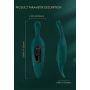 Wielofunkcyjny wibrator dyskretny masażer Leaf Green - 6